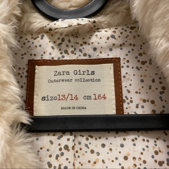 ☀️ Zara kids girls faux fur vest - Picture 3 of 5